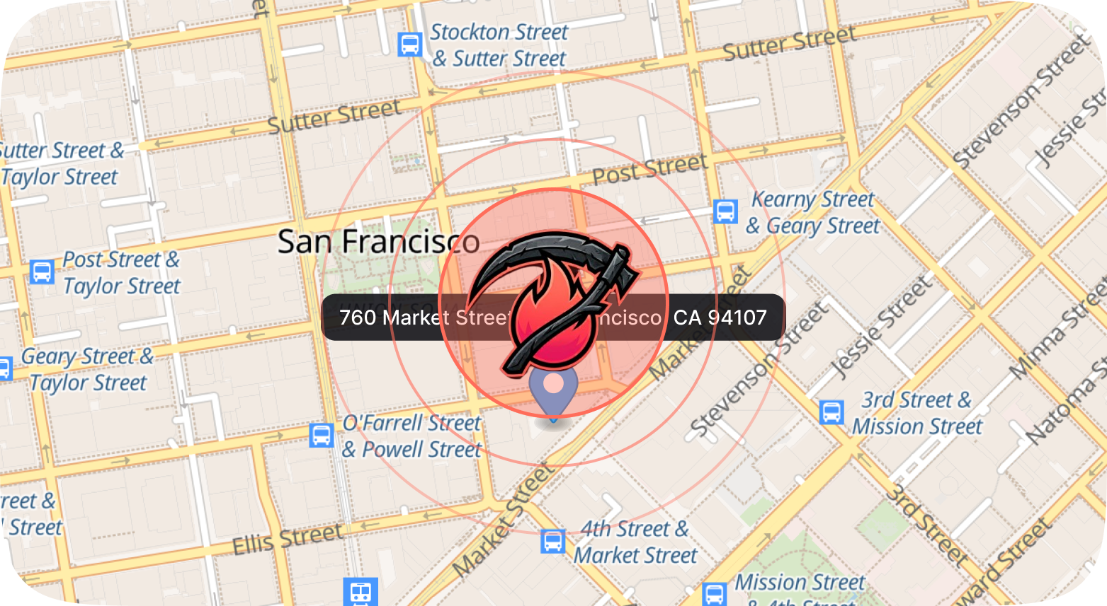 Last Dating Activity Map